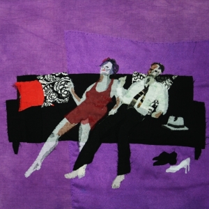 Monica Gallon, En Dag I Livet, Textile on canvas
