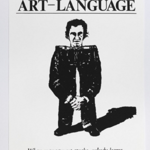 Art Language, One of ten posters, 1977