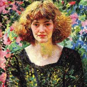 Laura Knight, Rose and Gold, 1914