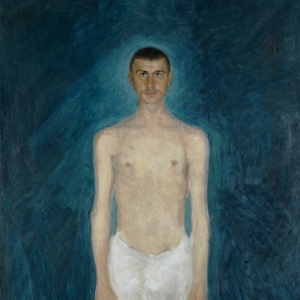 Richard Gersti, Semi-nude self-portrait, 1904 05
