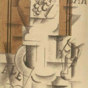 Compote and Glass, Georges Braque