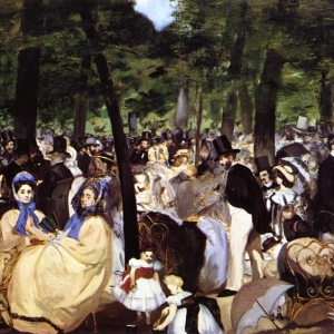 Manet, Music in the Tuileries Gardens, 1862