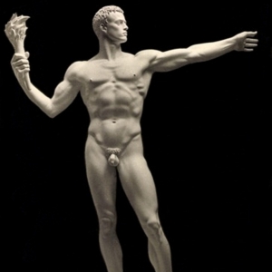 Arno Breker, Die Partei (The Great Torchbearer), 1940, sculpture