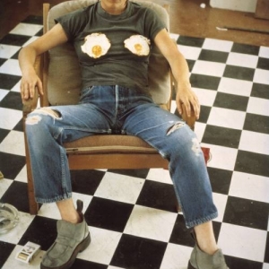 Sarah Lucas, Self Portrait with Fried Eggs, 1996
