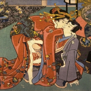 Utagawa Kunisada, Hana No En, c 1850-1860
